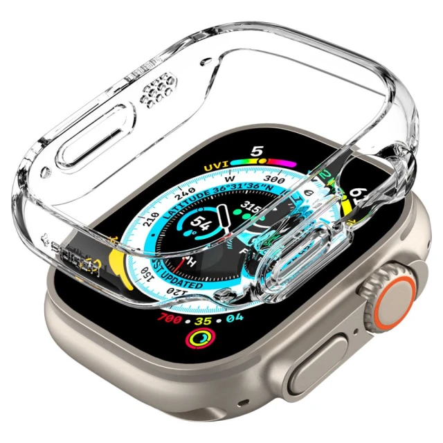 Чохол Spigen Thin Fit для Apple Watch Ultra 49 mm Crystal Clear (ACS05917)