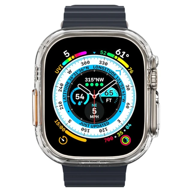Чохол Spigen Thin Fit для Apple Watch Ultra 49 mm Crystal Clear (ACS05917)