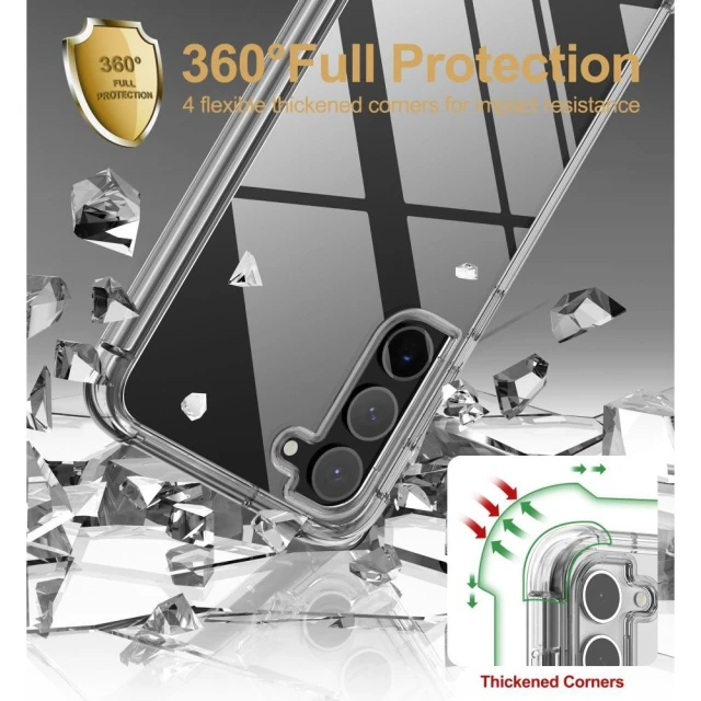 Чехол Tech-Protect Kevlar для Samsung Galaxy S23 Plus Clear (9490713932346)