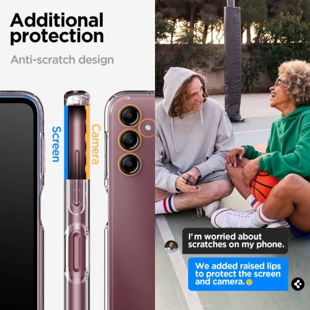 Чехол Spigen Ultra Hybrid для Samsung Galaxy A14 5G Crystal Clear (ACS05846)