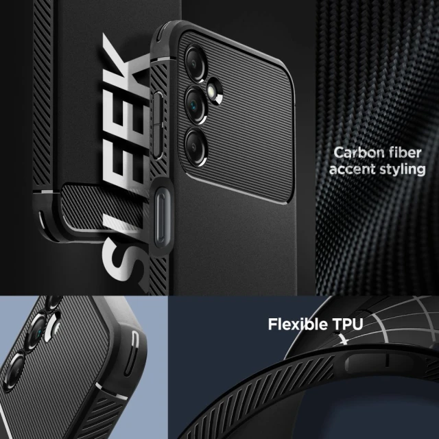 Чехол Spigen Rugged Armor для Samsung Galaxy A14 5G Matte Black (ACS05847)