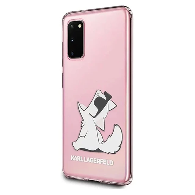 Чохол Karl Lagerfeld Choupette Fun для Samsung Galaxy S20 G980 Transparent (KLHCS62CFNRC)
