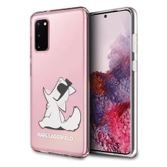 Чехол Karl Lagerfeld Choupette Fun для Samsung Galaxy S20 G980 Transparent (KLHCS62CFNRC)