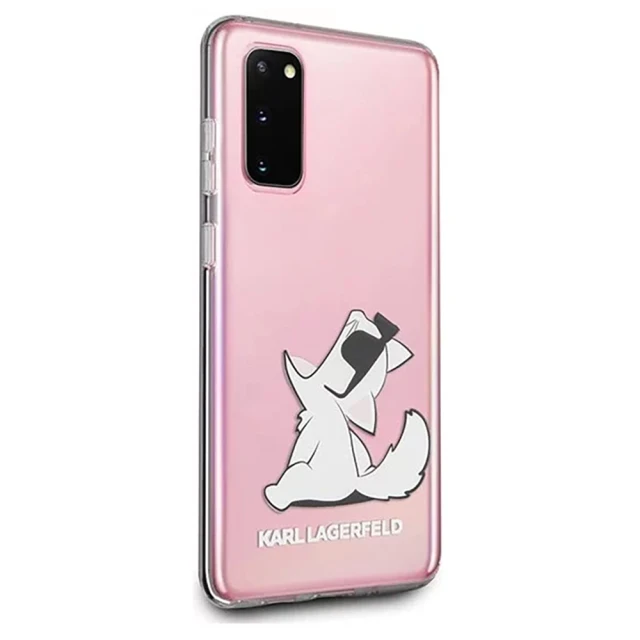 Чохол Karl Lagerfeld Choupette Fun для Samsung Galaxy S20 G980 Transparent (KLHCS62CFNRC)