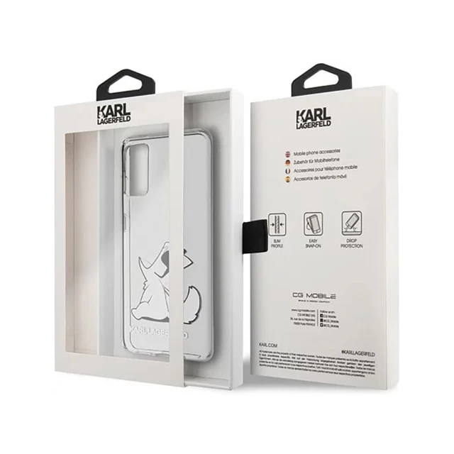 Чохол Karl Lagerfeld Choupette Fun для Samsung Galaxy S20 G980 Transparent (KLHCS62CFNRC)