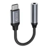 Адаптер Tech-Protect Ultraboost Adapter Type-C to Mini Jack 3.5mm Black (9490713929667)