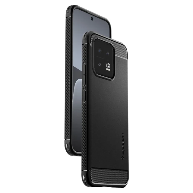 Чохол Spigen Rugged Armor для Xiaomi 13 Matte Black (ACS05323)