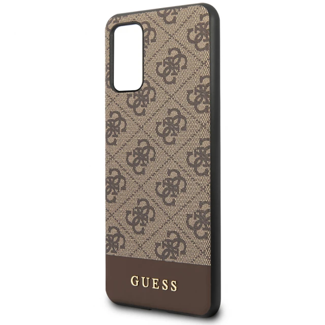 Чохол Guess 4G Stripe Collection для Samsung Galaxy S20 Plus G985 Brown (GUHCS67G4GLBR)
