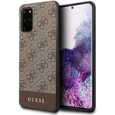Чохол Guess 4G Stripe Collection для Samsung Galaxy S20 Plus G985 Brown (GUHCS67G4GLBR)