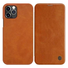 Чохол Nillkin Qin Leather для iPhone 12 Pro Max Brown (6902048201675)