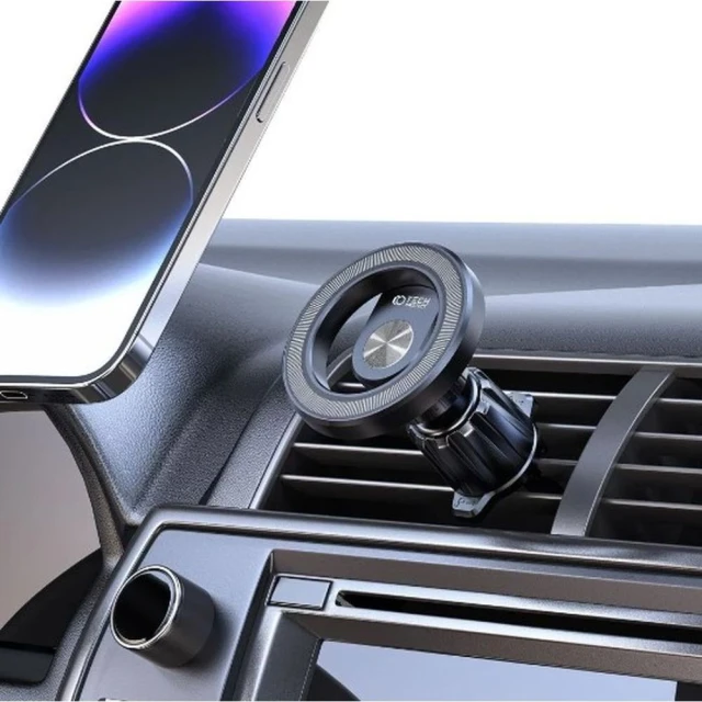 Автотримач Tech-Protect N53 Magnetic Vent Car Mount Black with MagSafe (9490713930854)