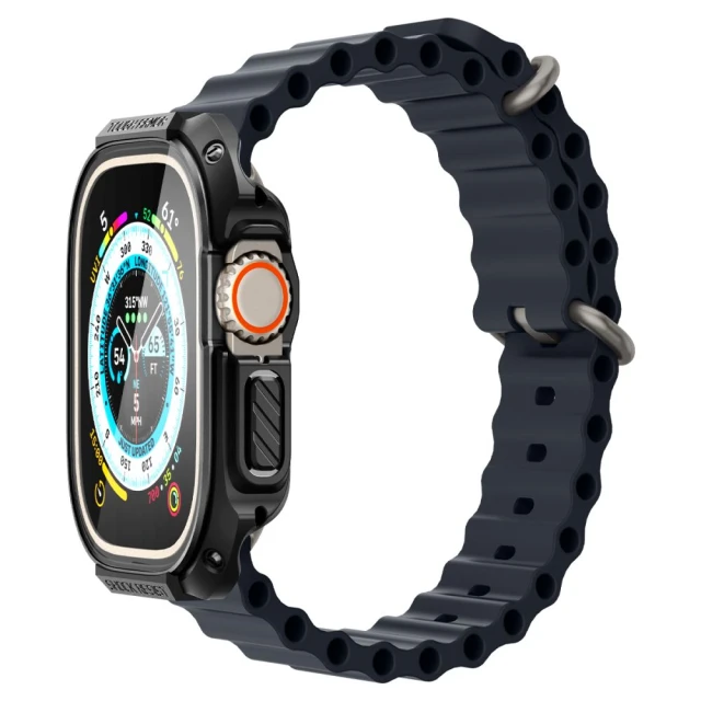 Чохол Spigen Tough Armor для Apple Watch Ultra 49 mm Black (ACS05457)