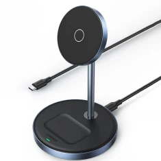 Бездротовий зарядний пристрій Ugreen CD317 FC 2-in-1 20W Black with MagSafe (90668-ugreen)