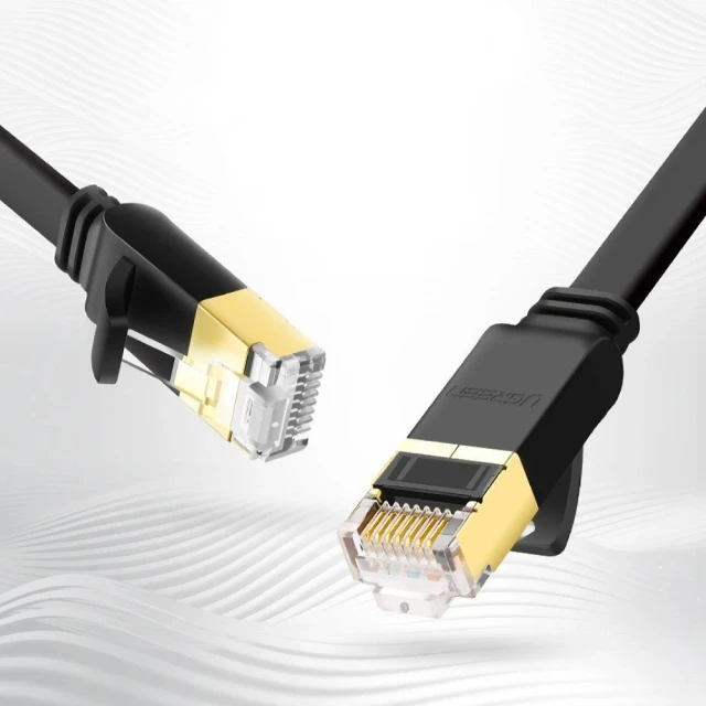 Кабель Ugreen NW106 RJ45 to RJ45 Cat.7 STP 3m Black (11262B)