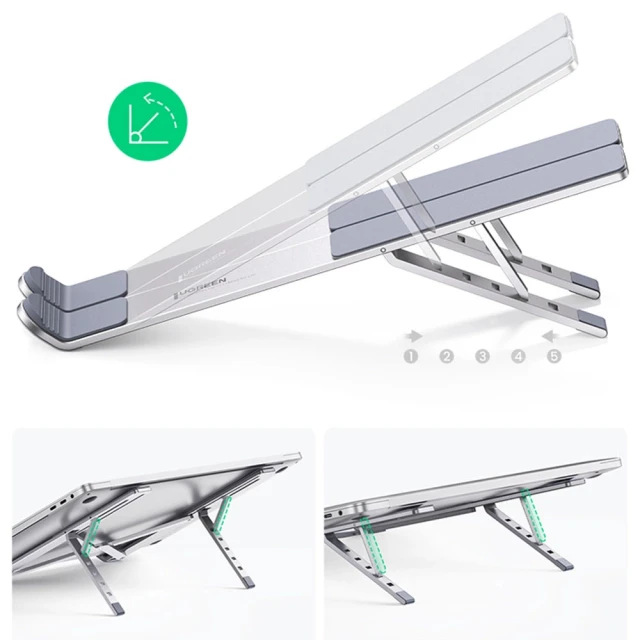 Підставка для ноутбука Ugreen LP451 Silver (40289B)