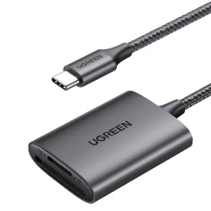 Кардрідер Ugreen CM401 USB-C to SD/TF Grey (80888-ugreen)