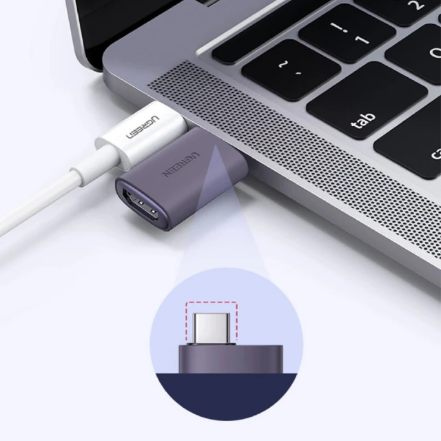 Адаптер Ugreen US320 USB-C to HDMI Grey (70450-ugreen)