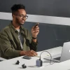 Мережевий зарядний пристрій Ugreen Nexode QC/PD UK | EU | US 65W 2xUSB-C | USB-A Grey (90409)