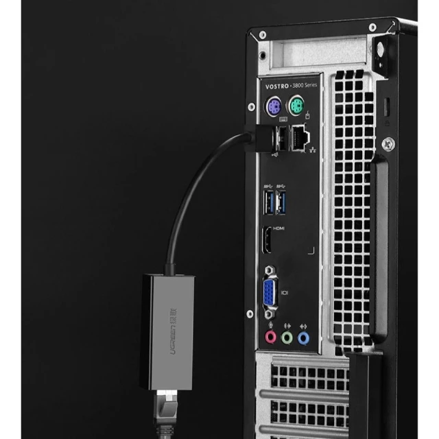 Адаптер Ugreen CR110 USB-A to RJ45 Black (20254B)