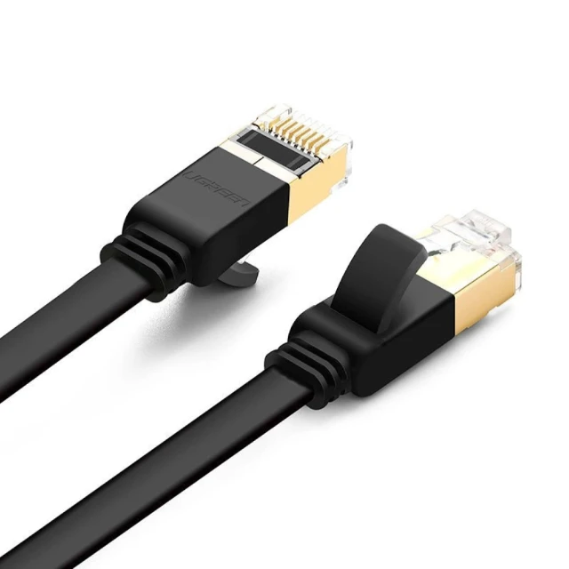 Кабель Ugreen NW106 RJ45 to RJ45 Cat.7 STP 10m Black (11265B)