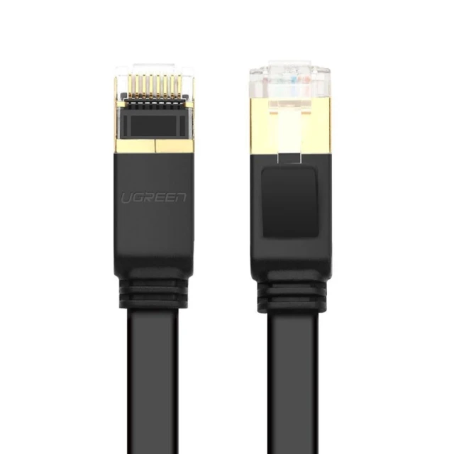 Кабель Ugreen NW106 RJ45 to RJ45 Cat.7 STP 10m Black (11265B)