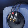 Кабель Ugreen AV116 AUX 3.5mm Mini Jack to 2xRCA 2m Black (10584B)