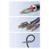 Кабель Ugreen AV116 AUX 3.5mm Mini Jack to 2xRCA 2m Black (10584B)