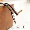 Кабель Ugreen AV119 Angled AUX 3.5mm Mini Jack to AUX 3.5mm Mini Jack 1m Black (10597B)