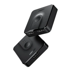 Розгалужувач Ugreen CM217 Switch HDMI to 2xHDMI 0.2m Black (50966B)
