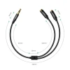 Адаптер Ugreen AV123 AUX 3.5mm Mini Jack to 2xAUX 3.5mm Mini Jack 0.2m Grey (10532B-ugreen)