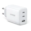 Мережевий зарядний пристрій Ugreen CD275 FC/QC/PD 65W 2xUSB-C | USB-A White (90496B)