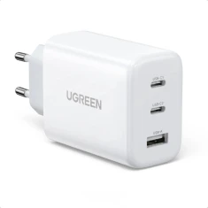 Мережевий зарядний пристрій Ugreen CD275 FC/QC/PD 65W 2xUSB-C | USB-A White (90496B)