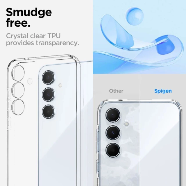 Чохол Spigen Liquid Crystal для Samsung Galaxy A55 5G (A556) Crystal Clear (ACS07537)