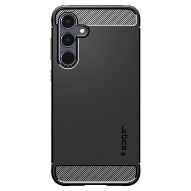 Чохол Spigen Rugged Armor для Samsung Galaxy A55 5G (A556) Black Matte (ACS07500)