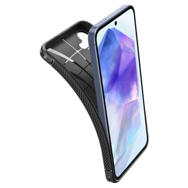 Чохол Spigen Rugged Armor для Samsung Galaxy A55 5G (A556) Black Matte (ACS07500)
