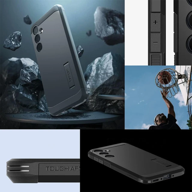 Чехол Spigen Tough Armor для Samsung Galaxy A35 5G (A356) Black (ACS07517)