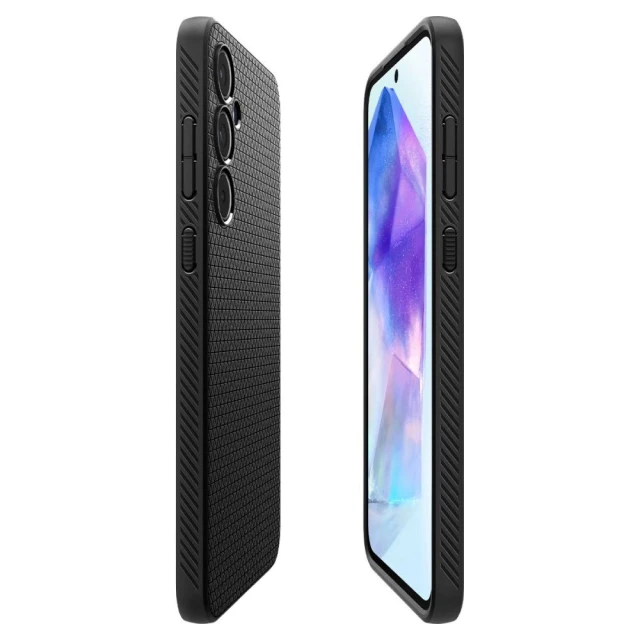 Чохол Spigen Liquid Air для Samsung Galaxy A55 5G (A556) Matte Black (ACS07526)