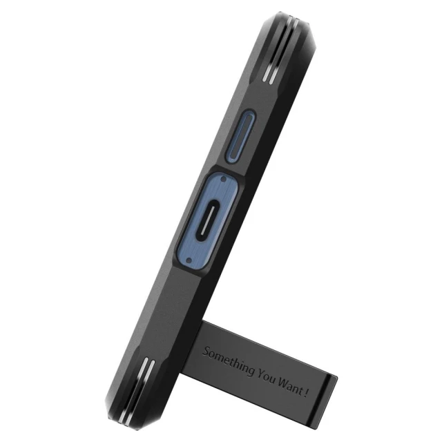 Чохол Spigen Tough Armor для Samsung Galaxy A55 5G (A556) Black (ACS07530)