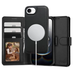 Чохол-книжка Tech-Protect Wallet для iPhone 16e Matte Black with MagSafe (5906302360291)