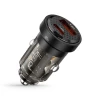 Автомобільний зарядний пристрій Tech-Protect CC30W 2 Port Car Charger 30W 3A Black (9490713933794)