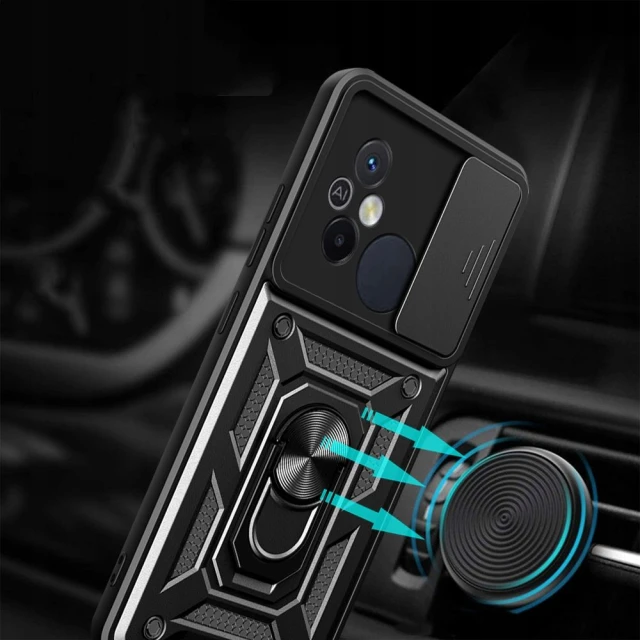 Чохол Tech-Protect CamShield для Xiaomi Redmi 12C Black (9490713934340)