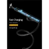 Кабель Usams US-SJ236 U9 Gaming Cable USB-A to USB-C 1.5m Black (SJ236TC01)