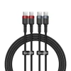 Кабель Baseus Cafule (2 PCS) USB-C to USB-C 100W 1m Red/Black (6932172657451)