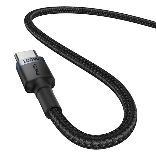 Кабель Baseus Cafule (2 PCS) USB-C to USB-C 100W 1m Red/Black (6932172657451)