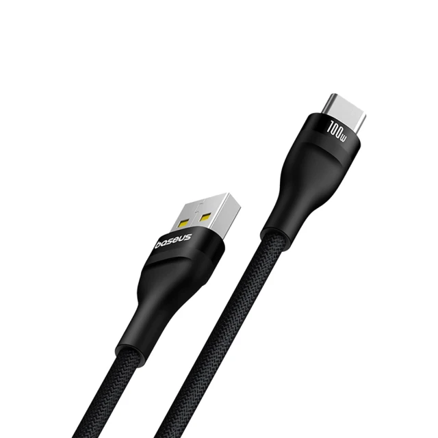 Кабель Baseus Flash 2 USB-A to USB-C 100W 2m Black (6932172657529)