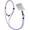 Універсальний шнурок 3mk EasyClip Purple with Black Metal (5903108568678)