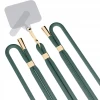 Універсальний шнурок 3mk EasyClip Dark Green with Gold Metal (5903108568623)
