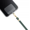 Універсальний шнурок 3mk EasyClip Dark Green with Gold Metal (5903108568623)