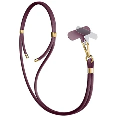 Універсальний шнурок 3mk EasyClip Elite Mulberry with Gold Metal (5903108572576)
