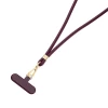 Універсальний шнурок 3mk EasyClip Elite Mulberry with Gold Metal (5903108572576)
